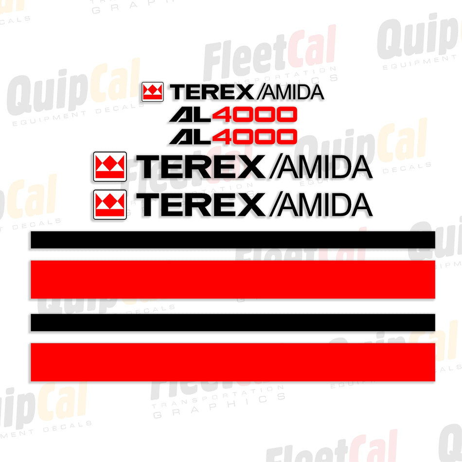 Decals for Terex Amida Light Towers