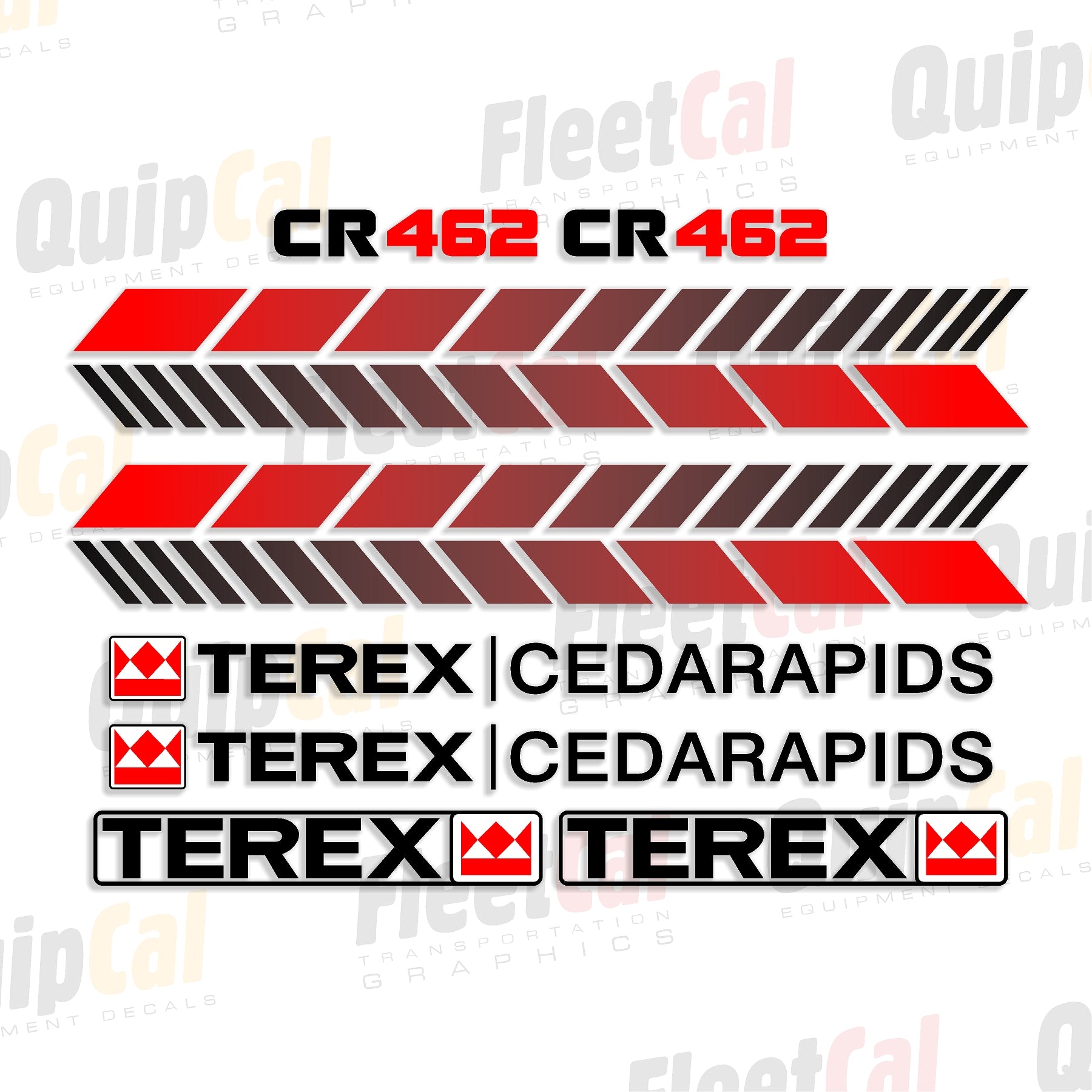 Decals for Terex Pavers