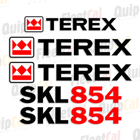 Decals for Terex Wheel Loaders