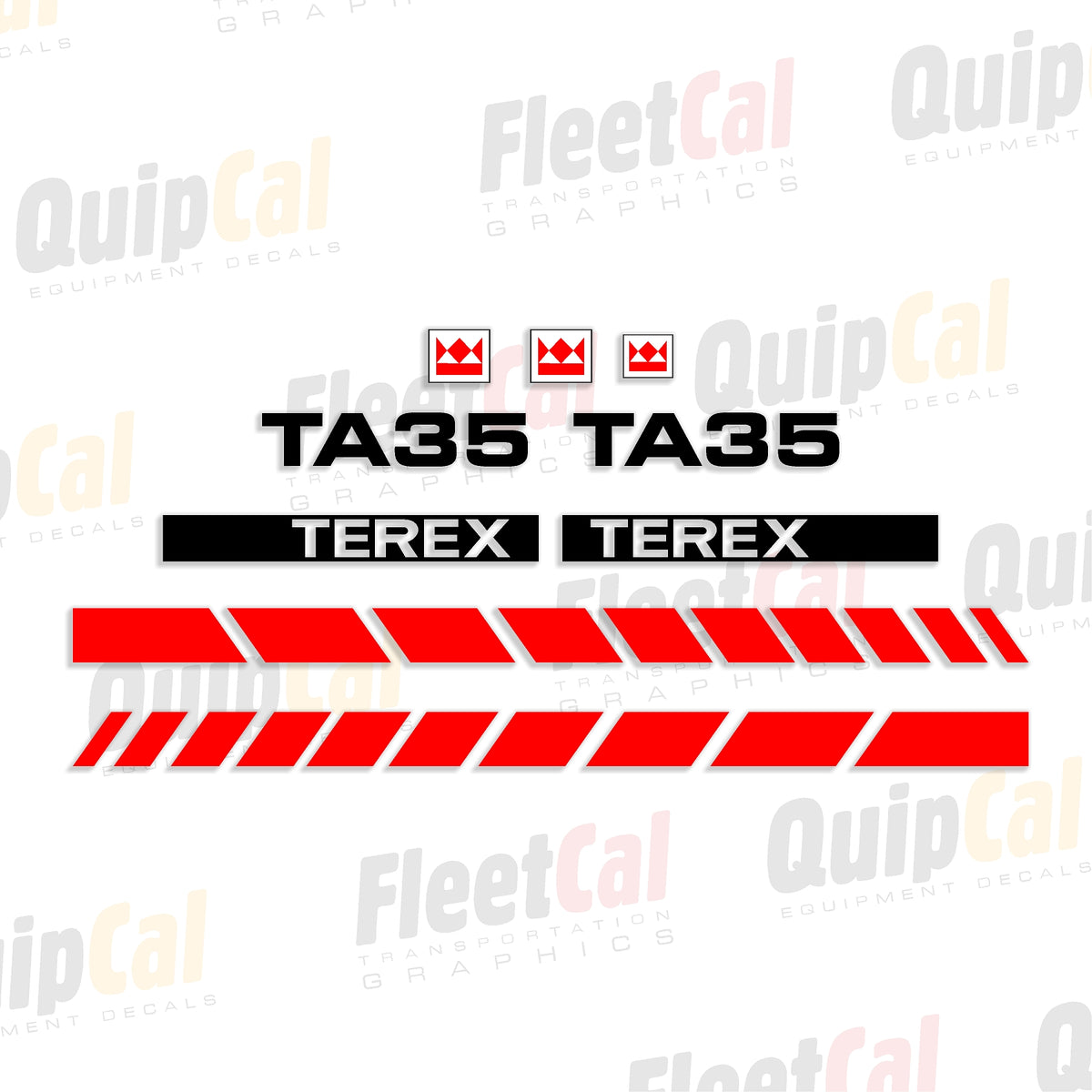 Decals for Terex Haul Trucks