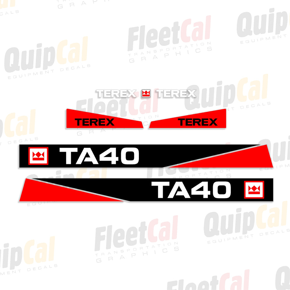 Decals for Terex Haul Trucks