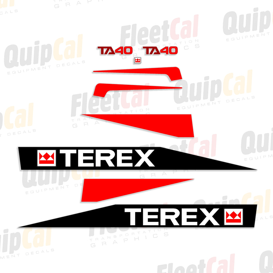 Decals for Terex Haul Trucks