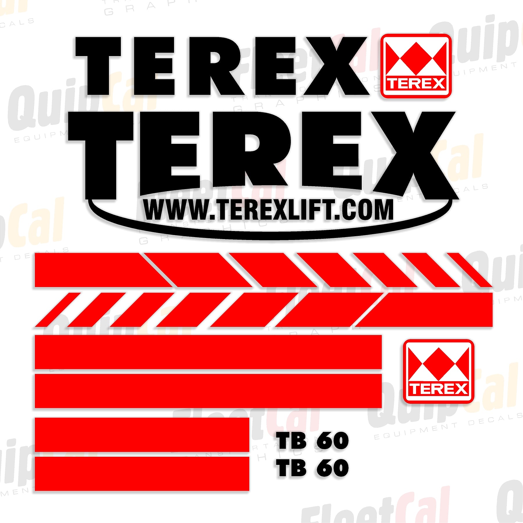 Decals for Terex Manlifts