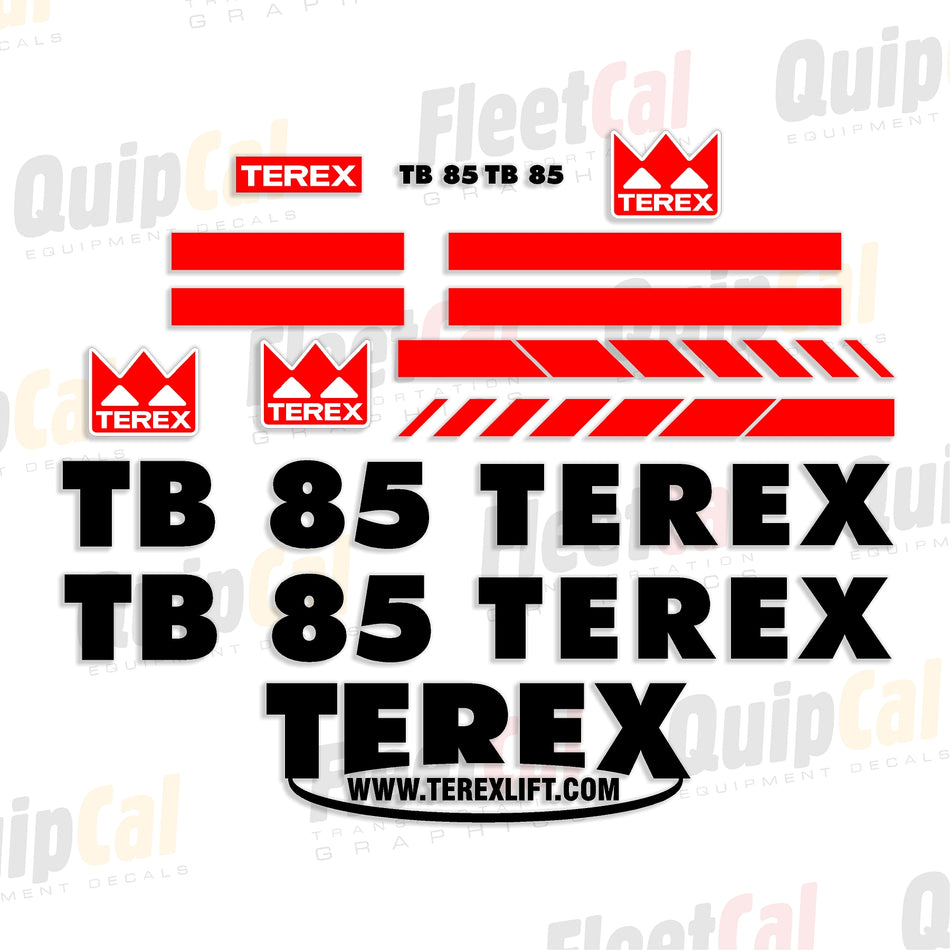 Decals for Terex Manlifts