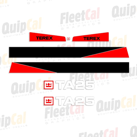 Terex Haul Truck Decals