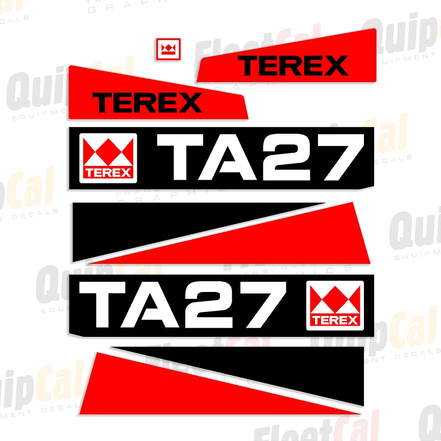 Terex Haul Truck Decals