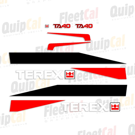 Terex Haul Truck Decals