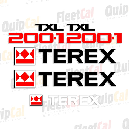 Terex Wheel Loader Decals