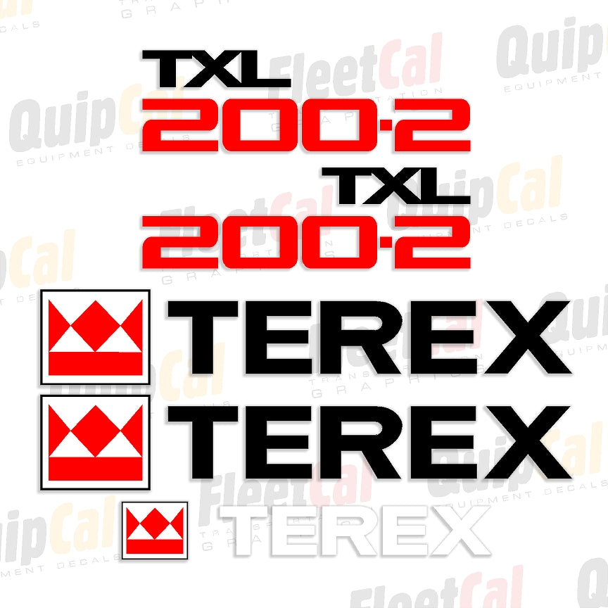 Terex Wheel Loader Decals