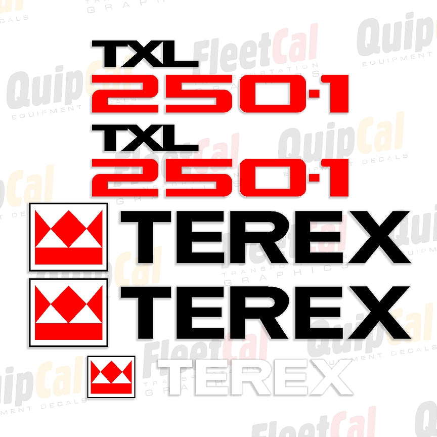 Terex Wheel Loader Decals