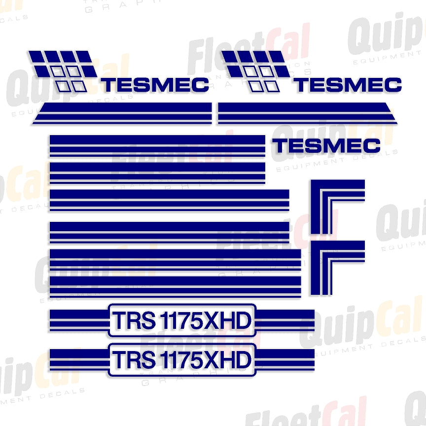 Tesmec Trencher Decals