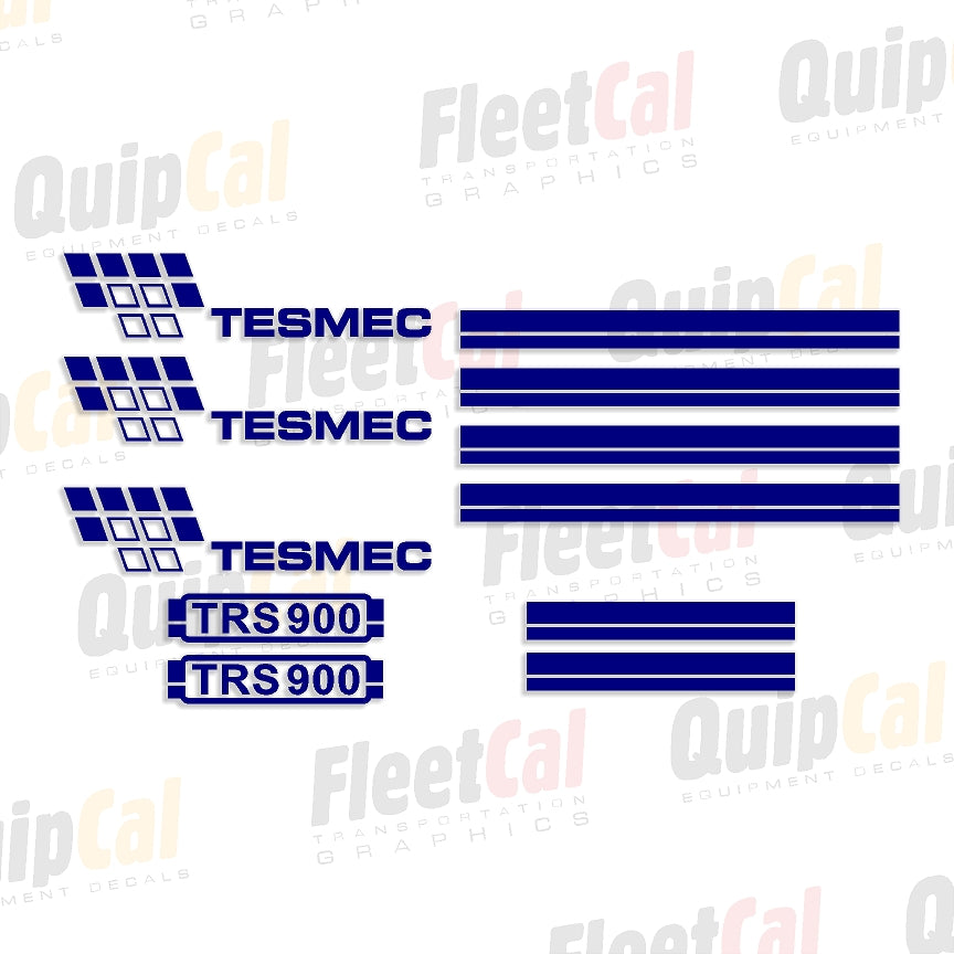 Tesmec Trencher Decals