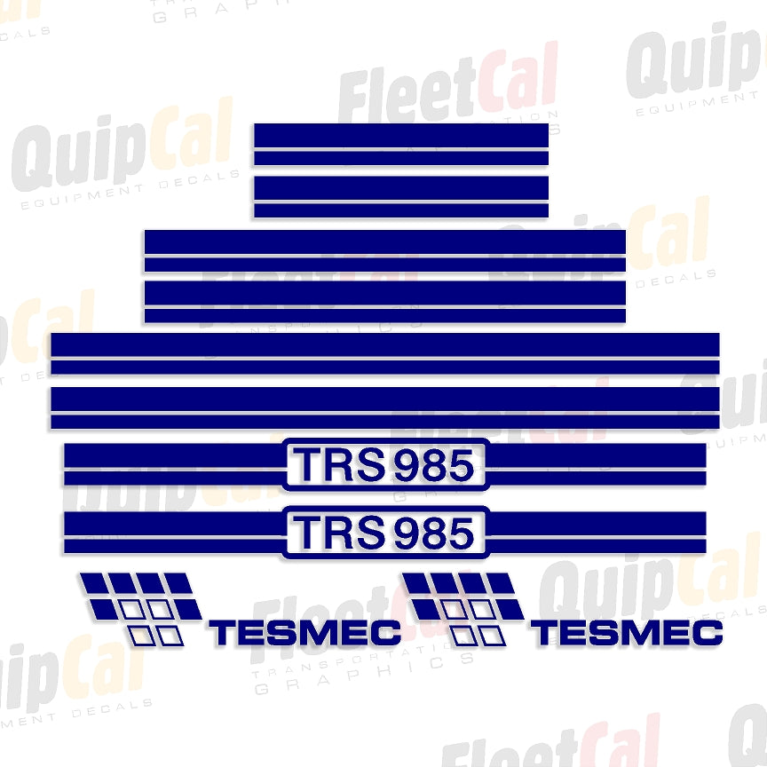 Tesmec Trencher Decals