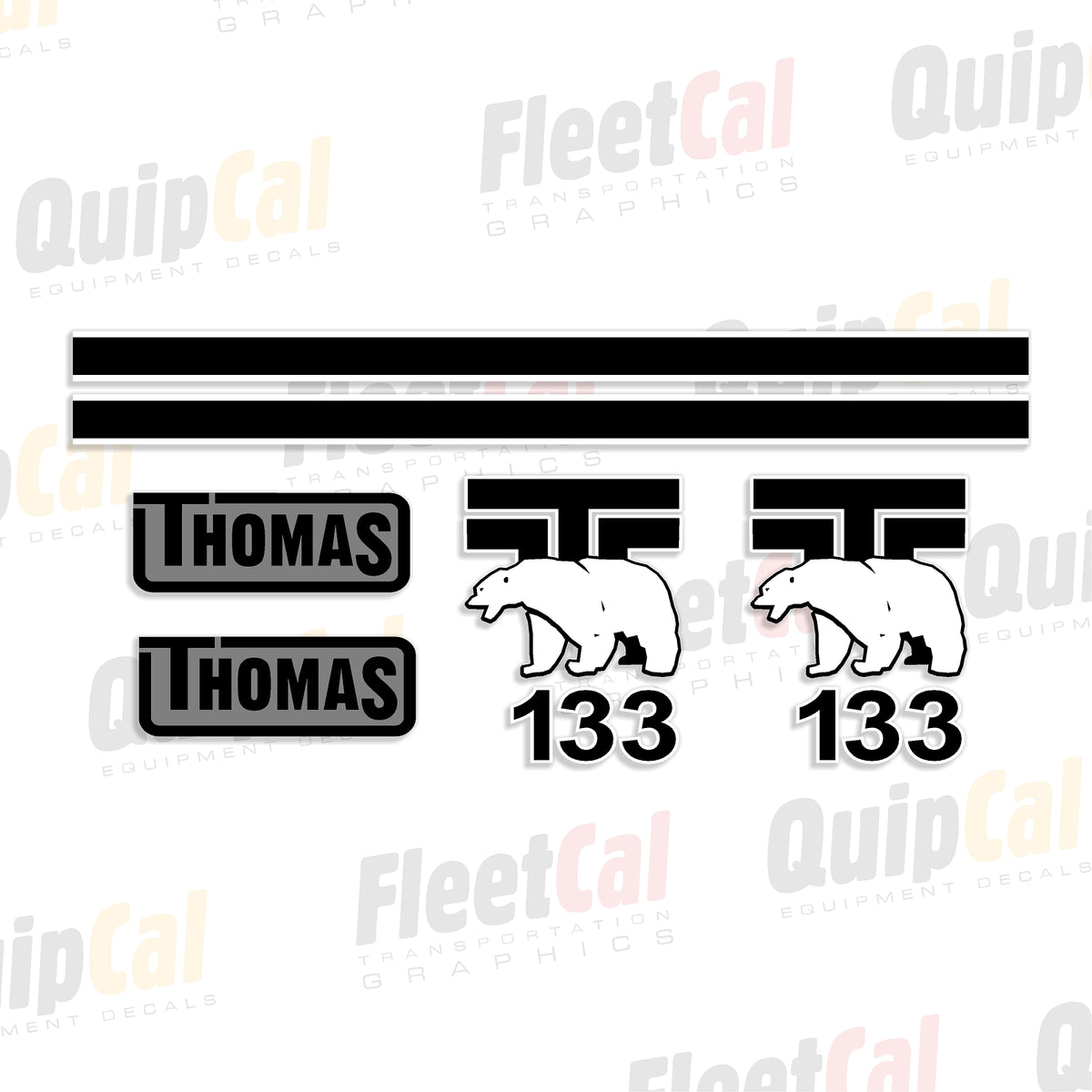 Thomas Skid Loader Decals