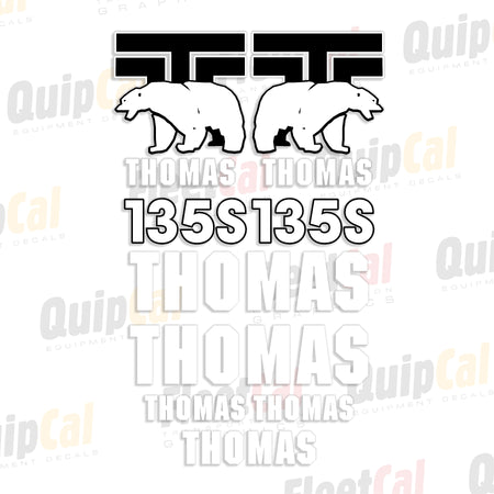 Thomas Skid Loader Decals