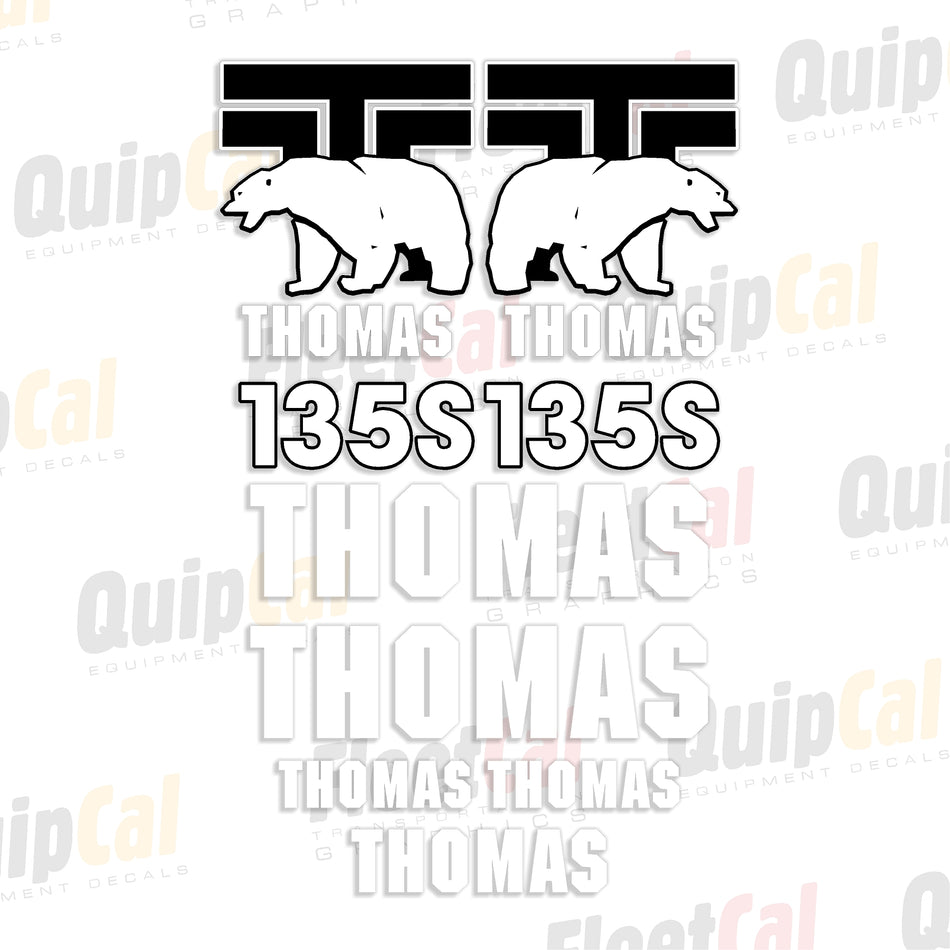 Thomas Skid Loader Decals