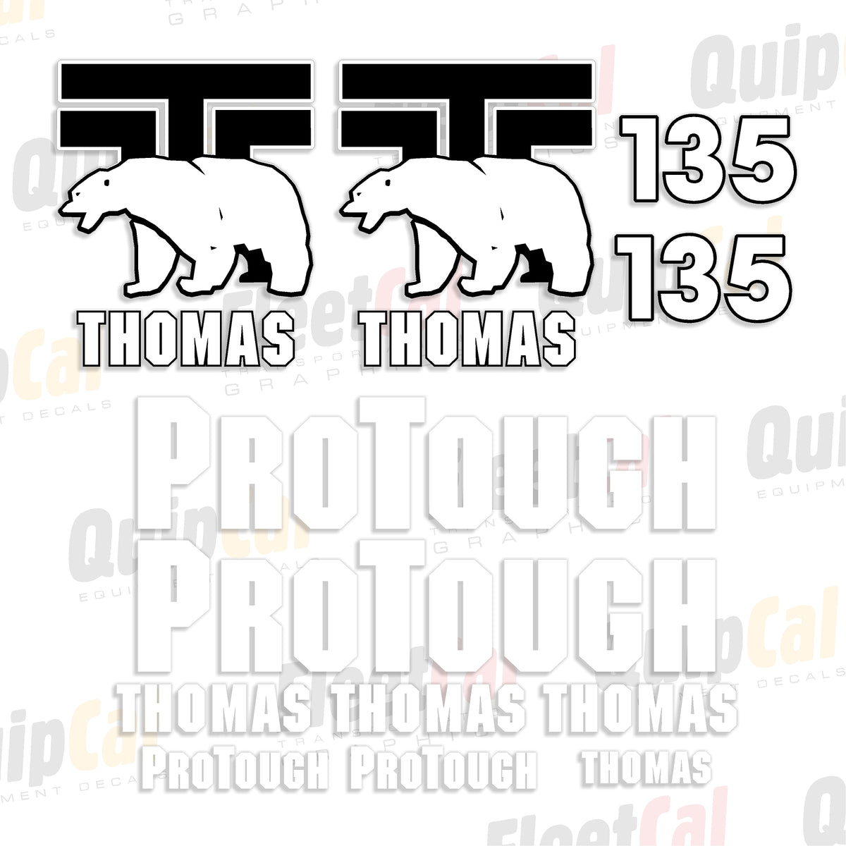 Thomas Skid Loader Decals