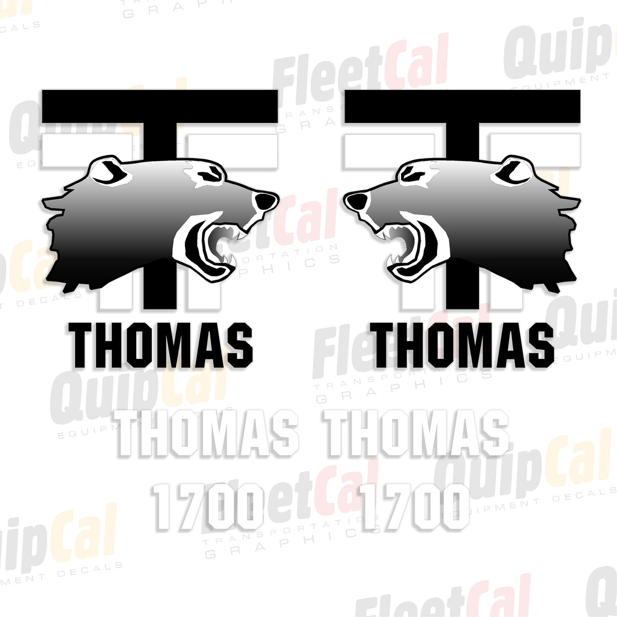 Thomas Skid Loader Decals