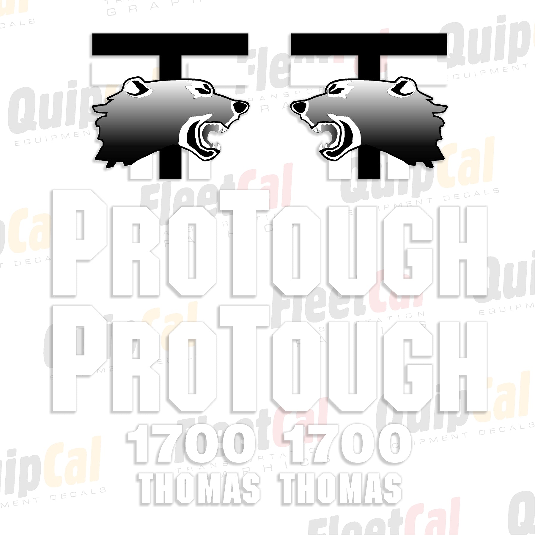 Thomas Skid Loader Decals