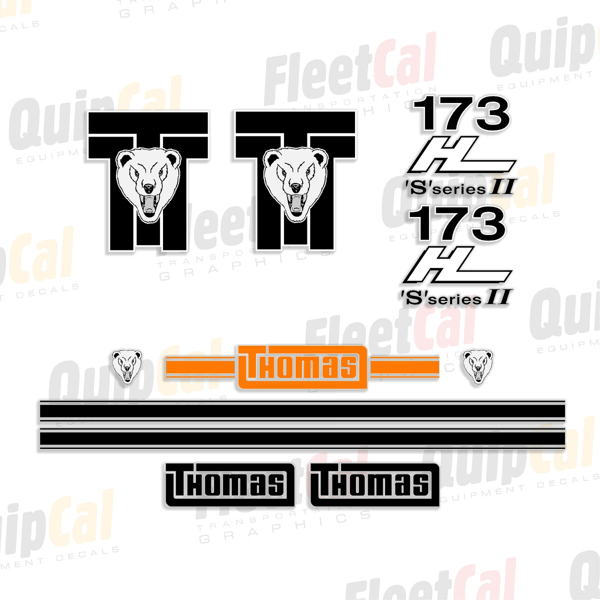 Thomas Skid Loader Decals