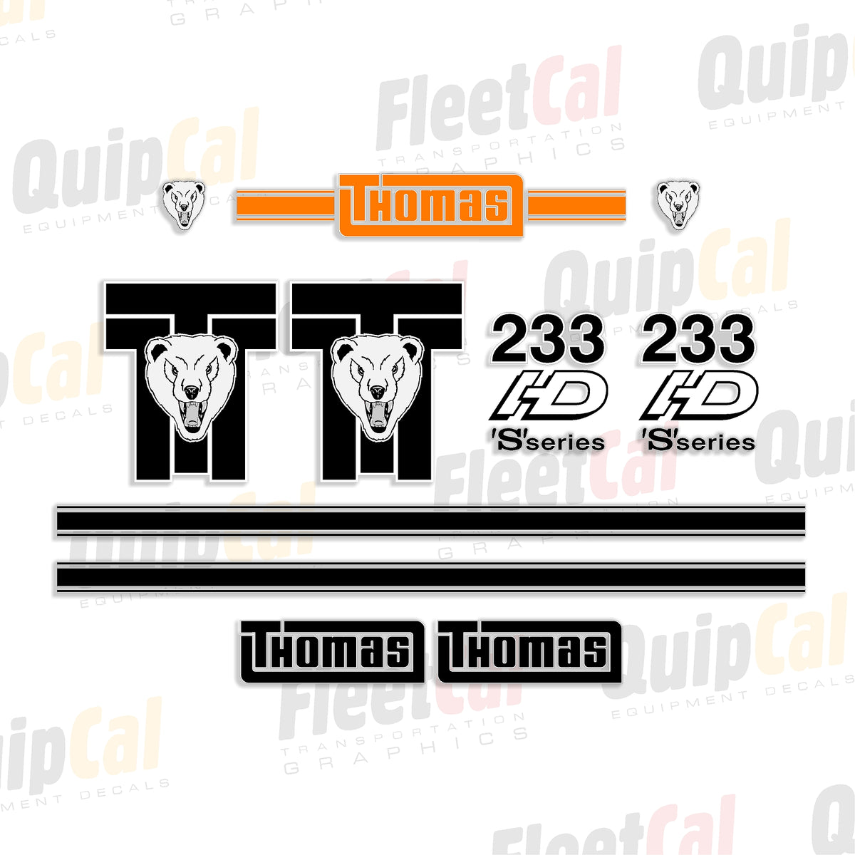 Thomas Skid Loader Decals