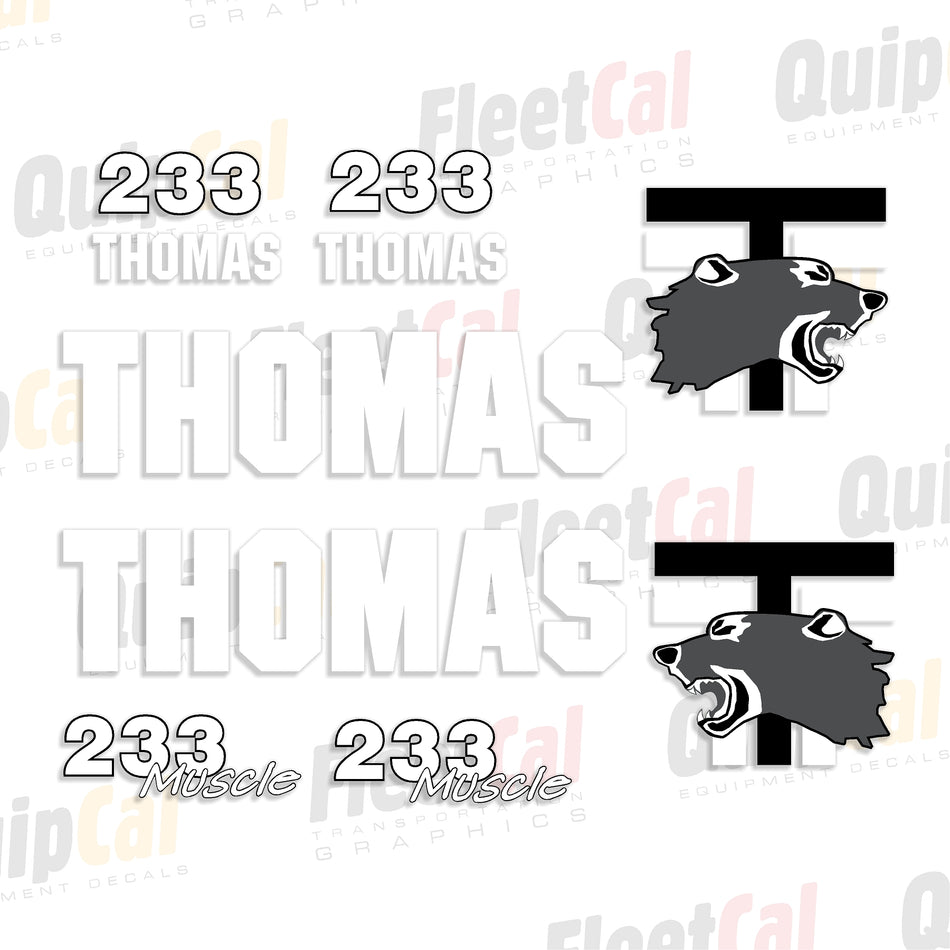 Thomas Skid Loader Decals