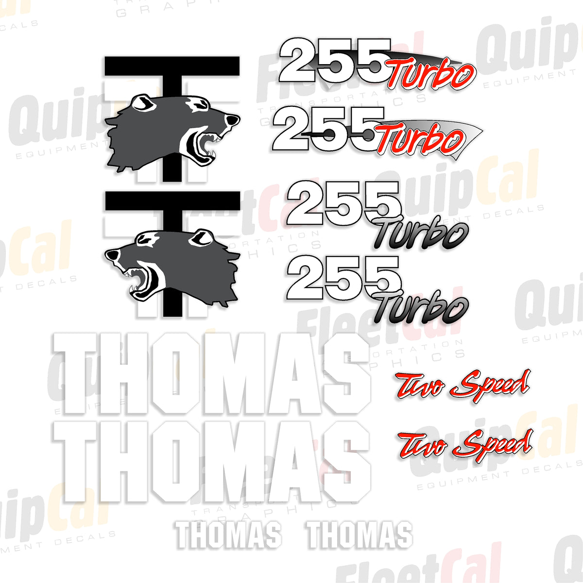 Thomas Skid Loader Decals