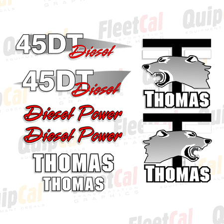 Thomas Skid Loader Decals