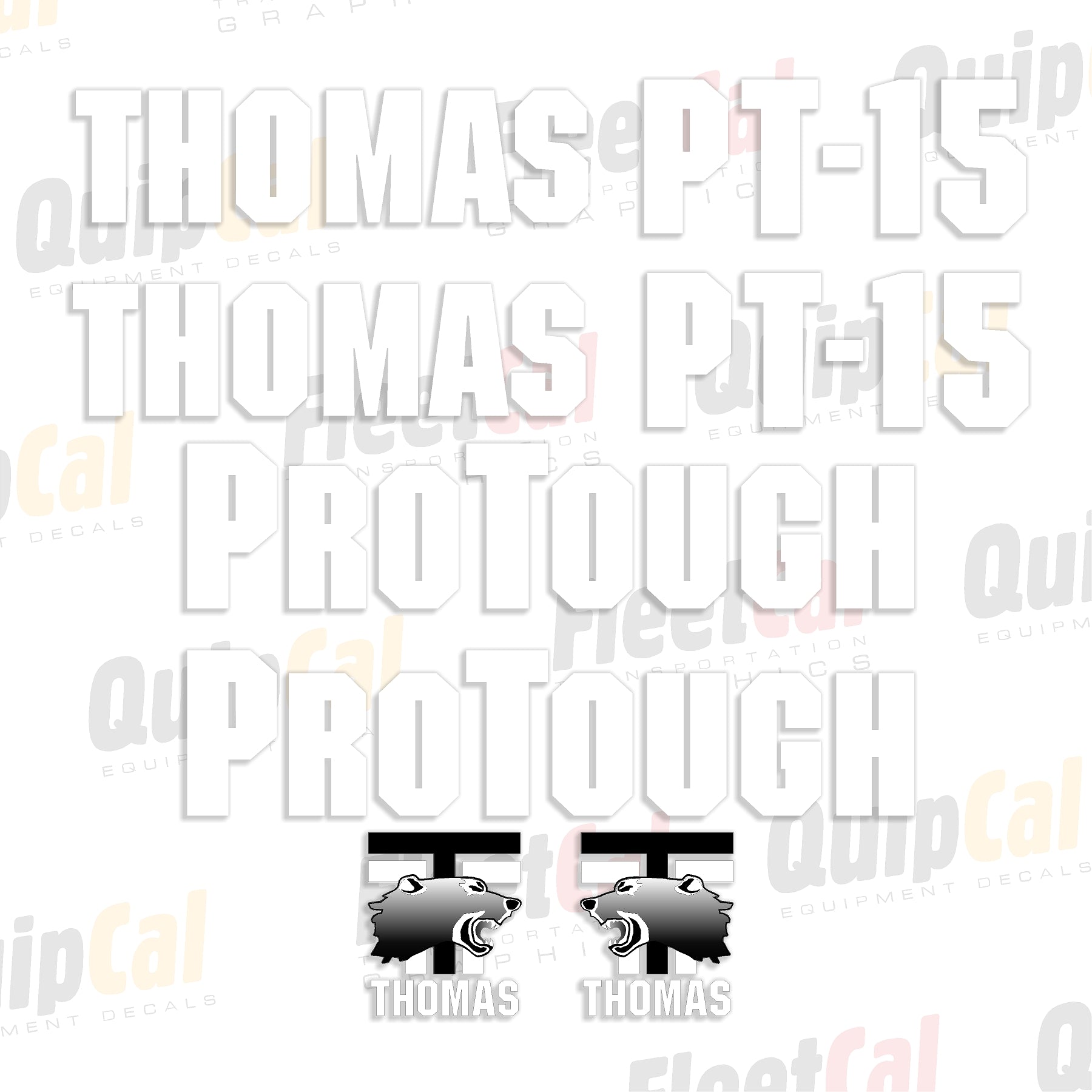 Thomas Skid Loader Decals