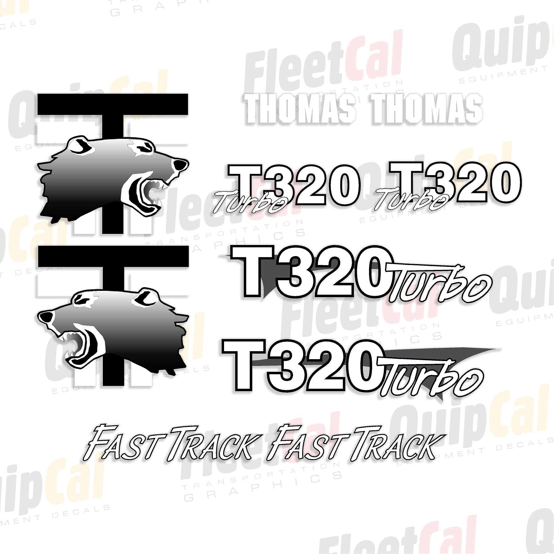 Thomas Skid Loader Decals