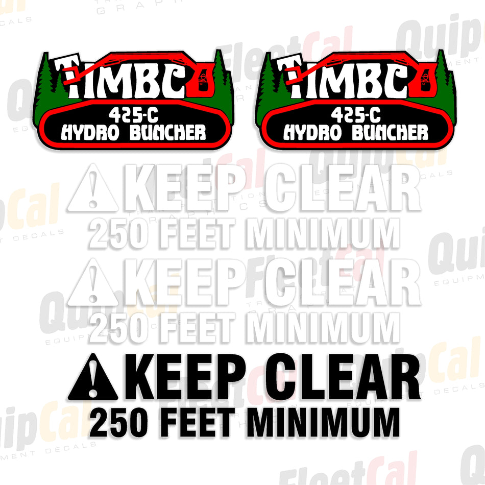 Timbco Feller Buncher Decal Sets