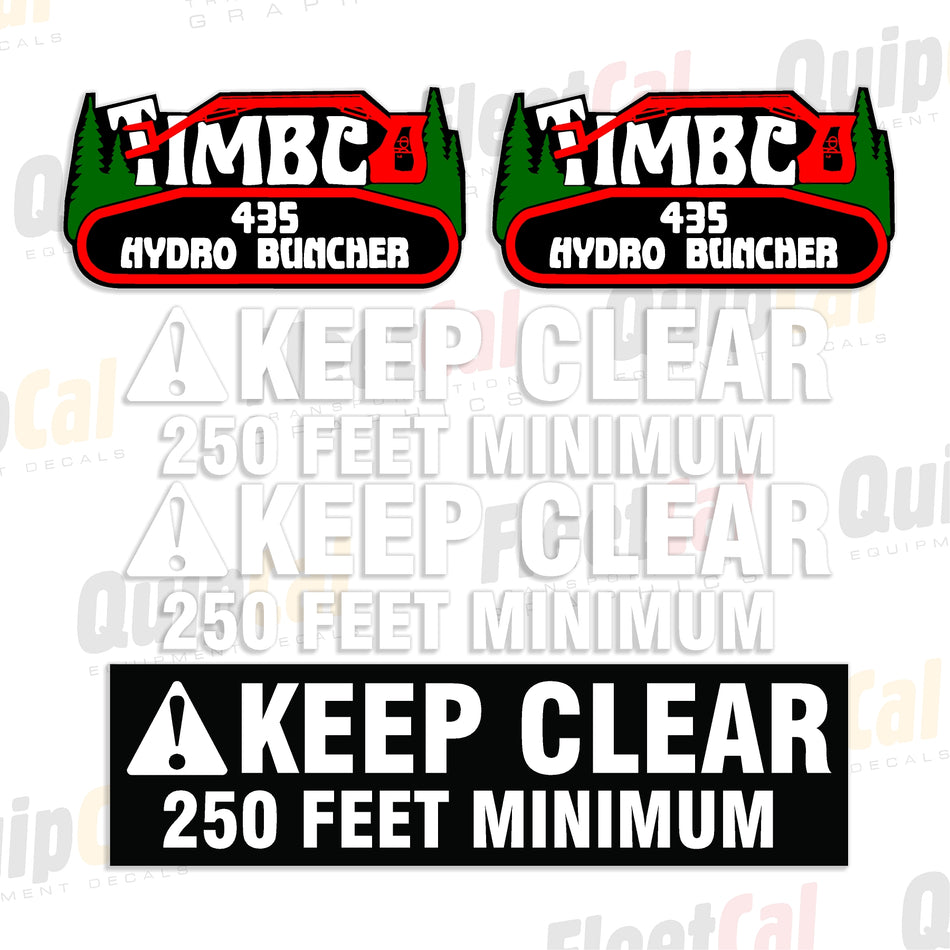 Timbco Feller Buncher Decal Sets