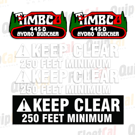 Timbco Feller Buncher Decal Sets