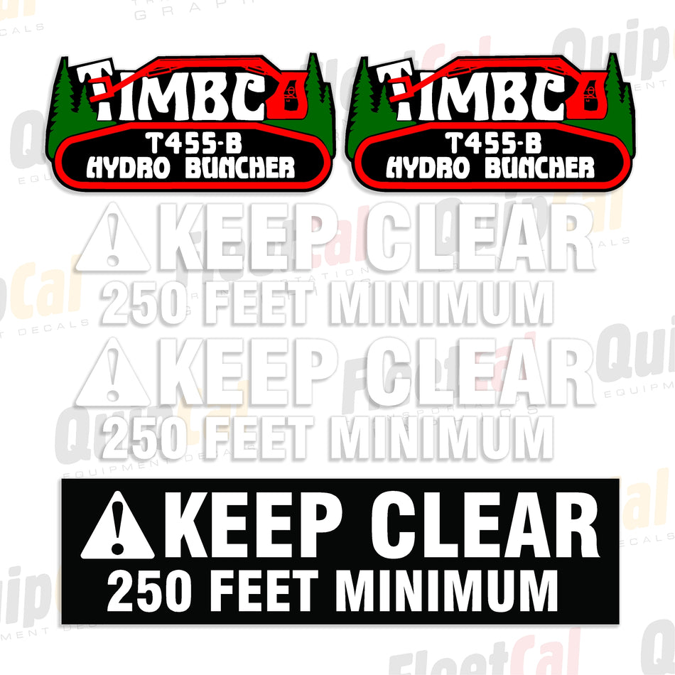 Timbco Feller Buncher Decal Sets