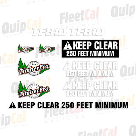 TimberPro Decal Set