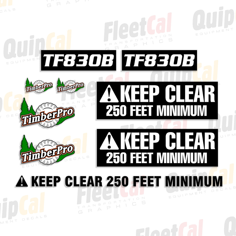 TimberPro Decal Set