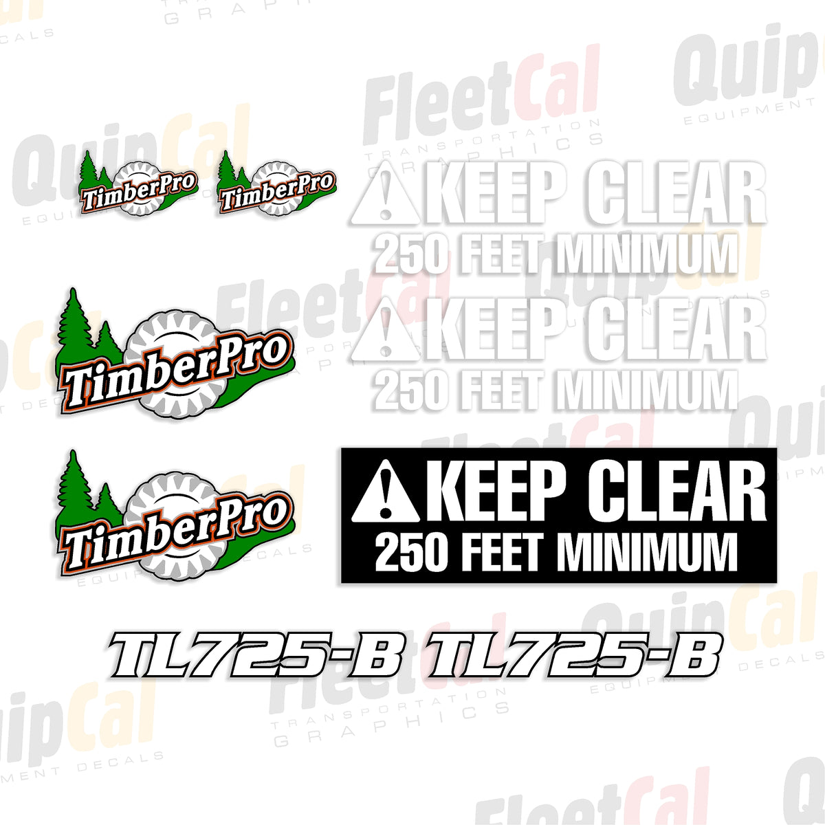 TimberPro Decal Set