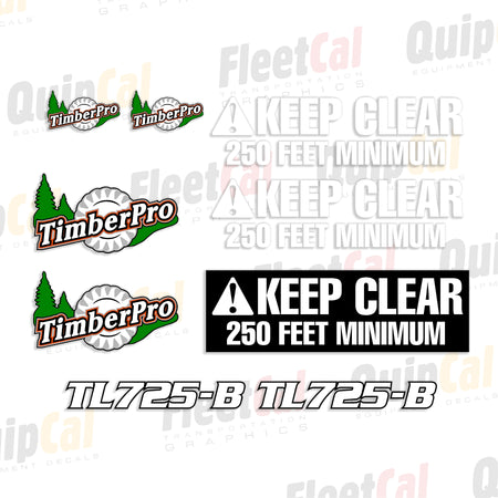 TimberPro Decal Set