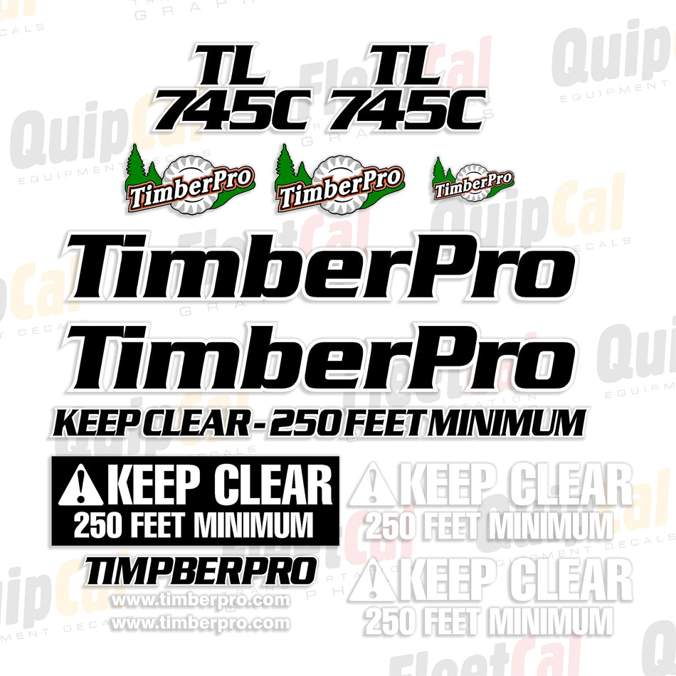 TimberPro Decal Set