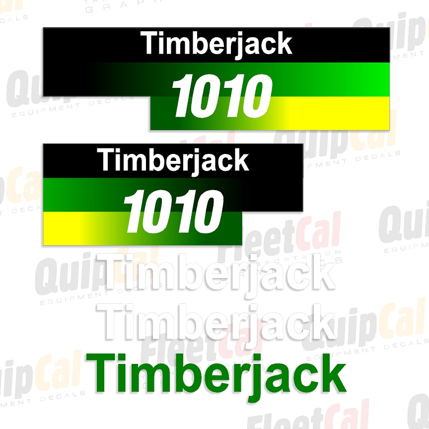 Timberjack 1010 markeringsstickerset