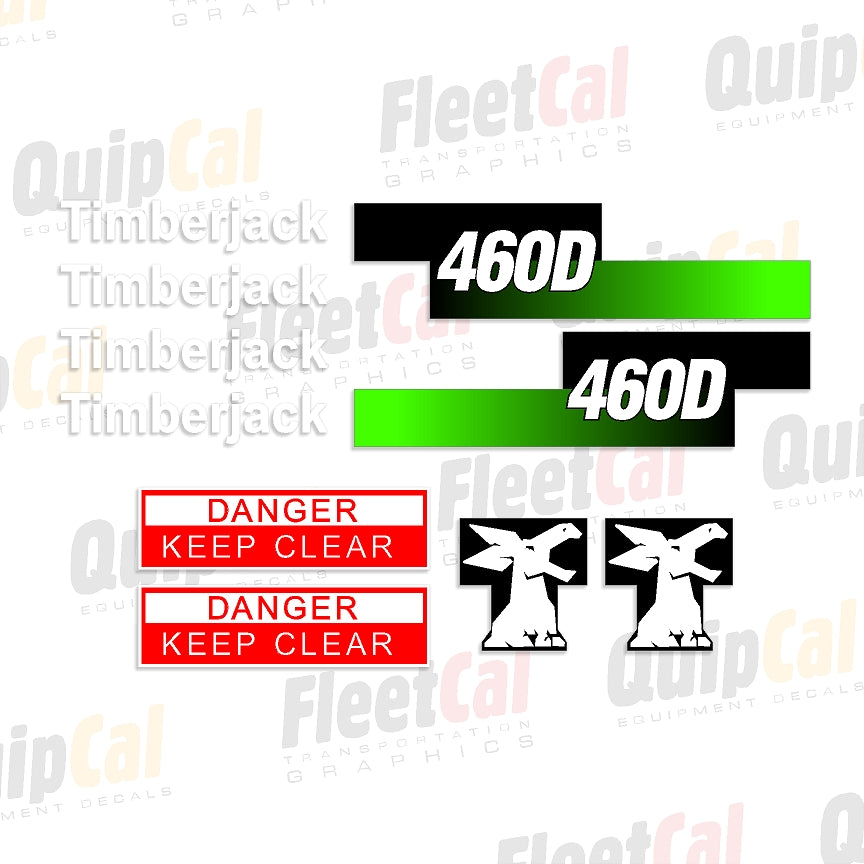 Timberjack 460D markeringsstickerset