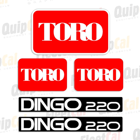 Toro Dingo Decals