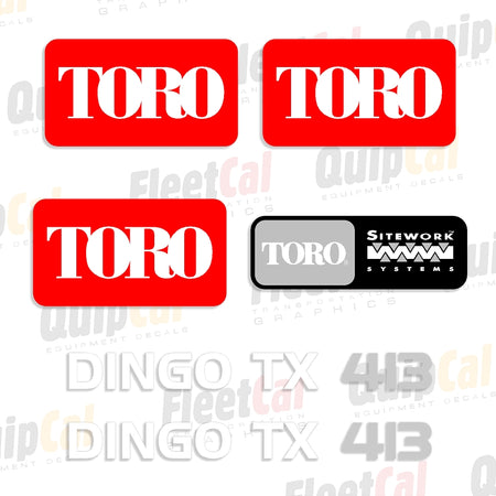 Toro Dingo Decals