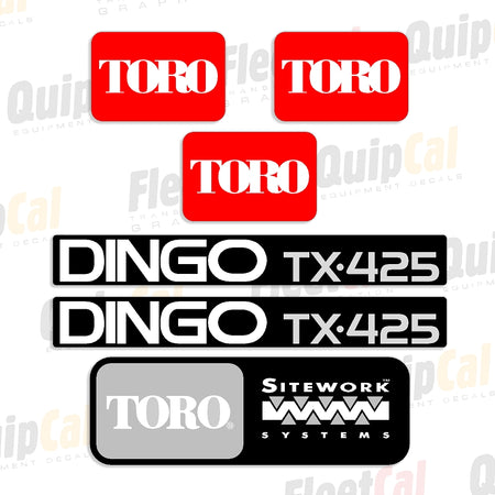 Toro Dingo Decals