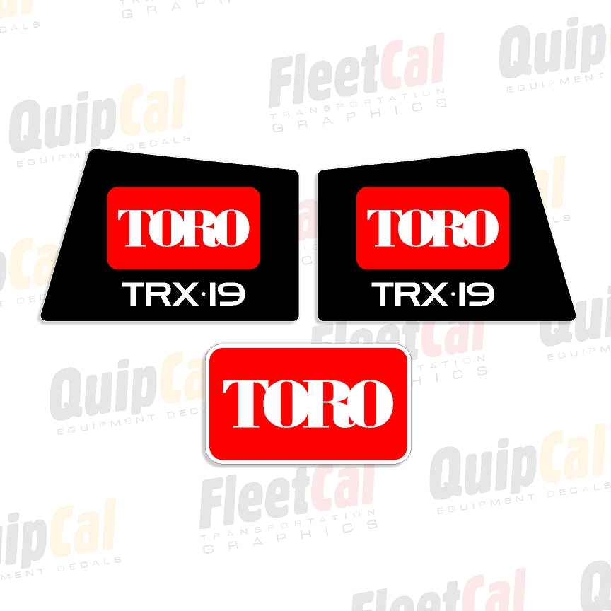 Toro Trencher Decals