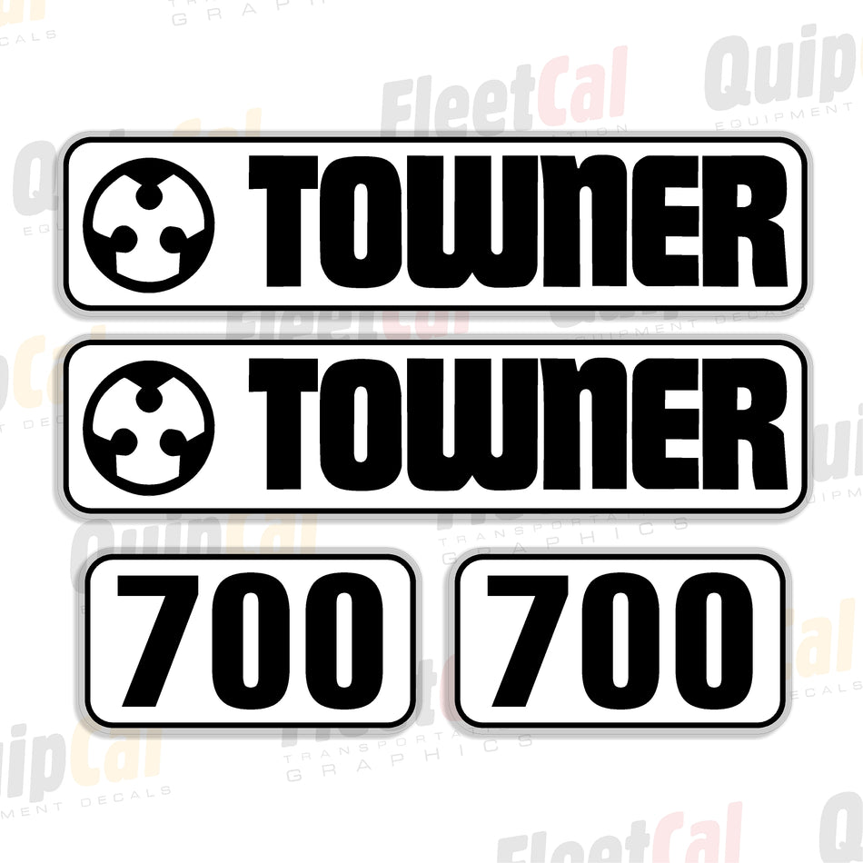 Towner Disc Decal Set