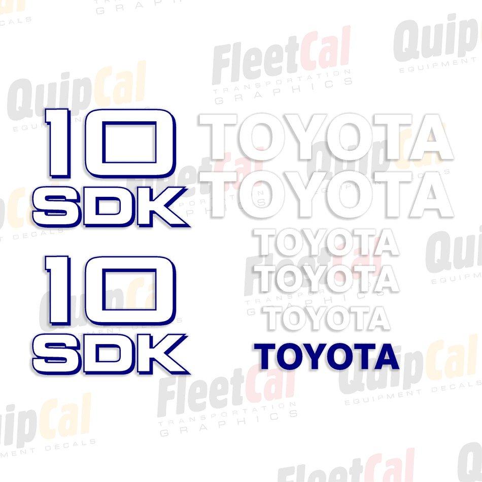 Toyota Skid Loader Decal Set