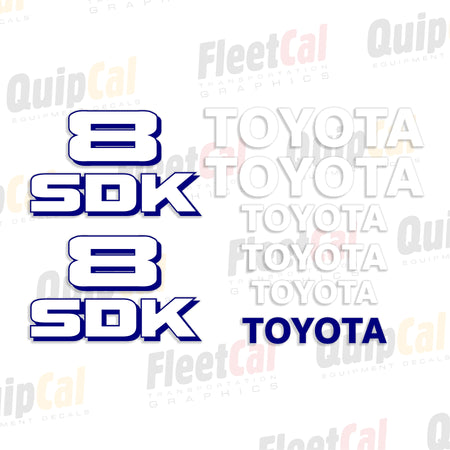 Toyota Skid Loader Decal Set