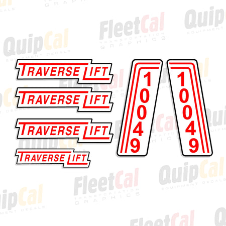 Decals for Traverse Lift Telehandlers