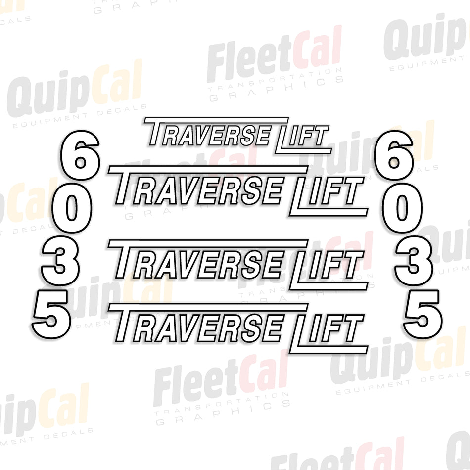 Decals for Traverse Lift Telehandlers